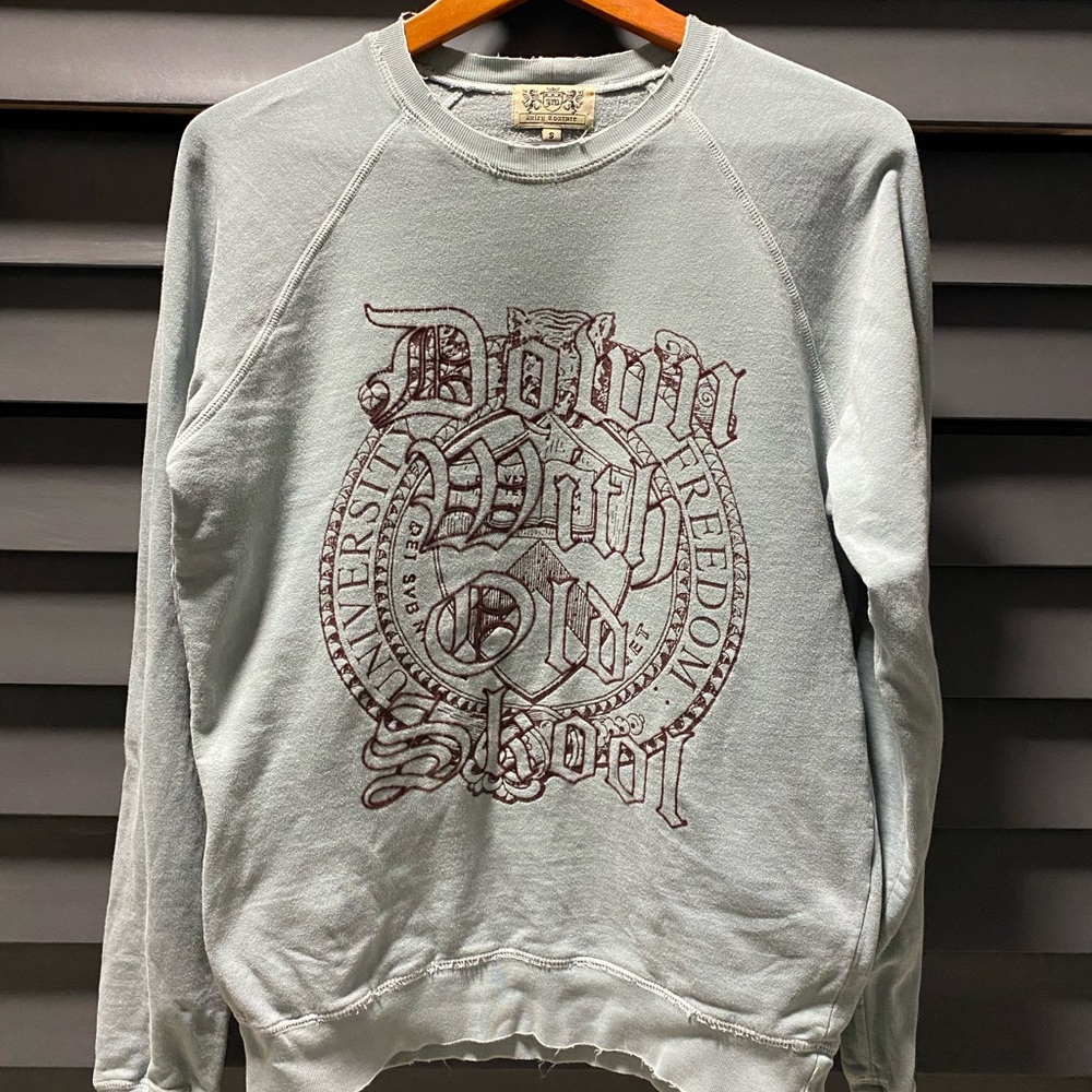 Vintage Men's Juicy Couture Sweater - Light Blue